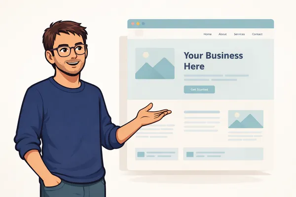 Sam builds your website through conversation
