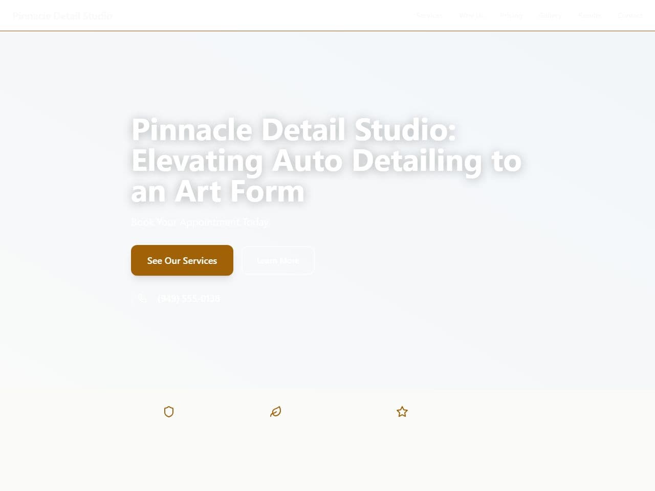 Pinnacle Detail Studio — Siteport demo