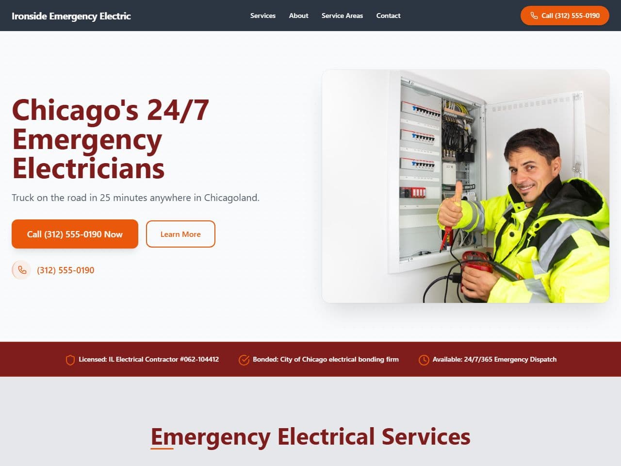 Ironside Emergency Electric — Siteport demo