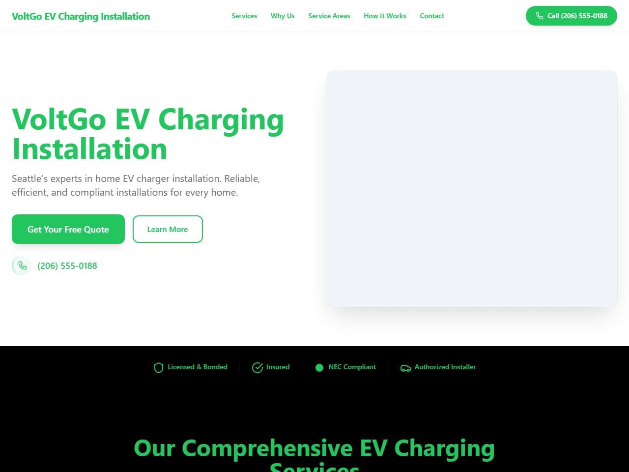VoltGo EV Charging Installation — Siteport demo