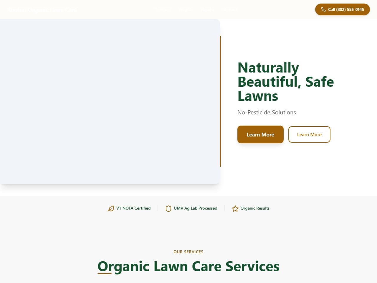 Rooted Organic Lawn Care — Siteport demo